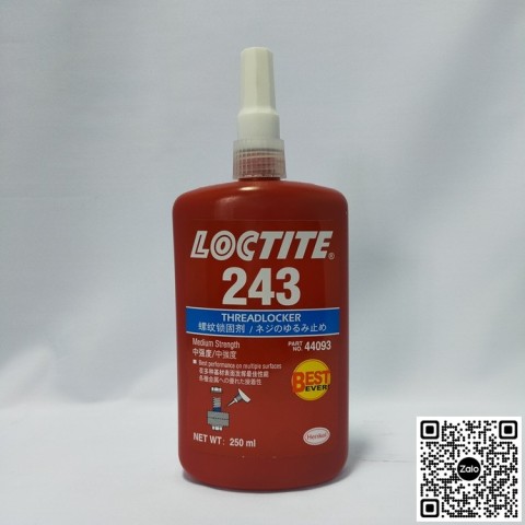 Keo khóa ren Loctite 243 Threadlocker Medium Strength 250ml