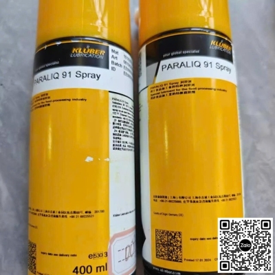 Bình xịt bôi trơn Kluber Paraliq 91 Spray 400ml
