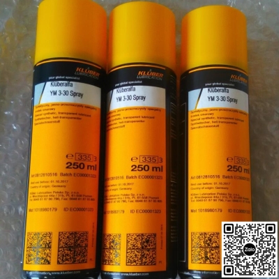 Dầu bôi trơn Klüberalfa YM 3-30 Spray 250ml
